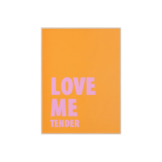 Tableau TENDER coloris orange