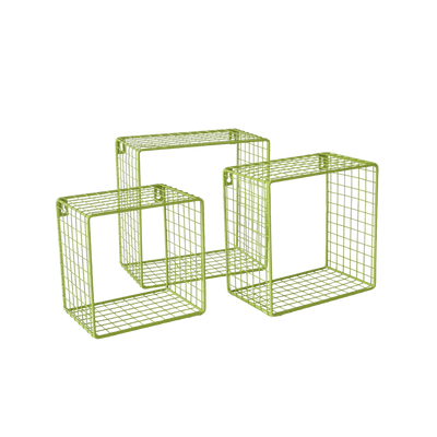 Etagère murale métallique Bamba Vert