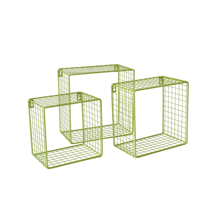 Etagère murale métallique Bamba Vert