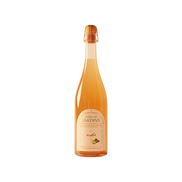 Jardins Cocktail sans alcool BULLES DE BERGAMOTE ET ROMARIN BIO