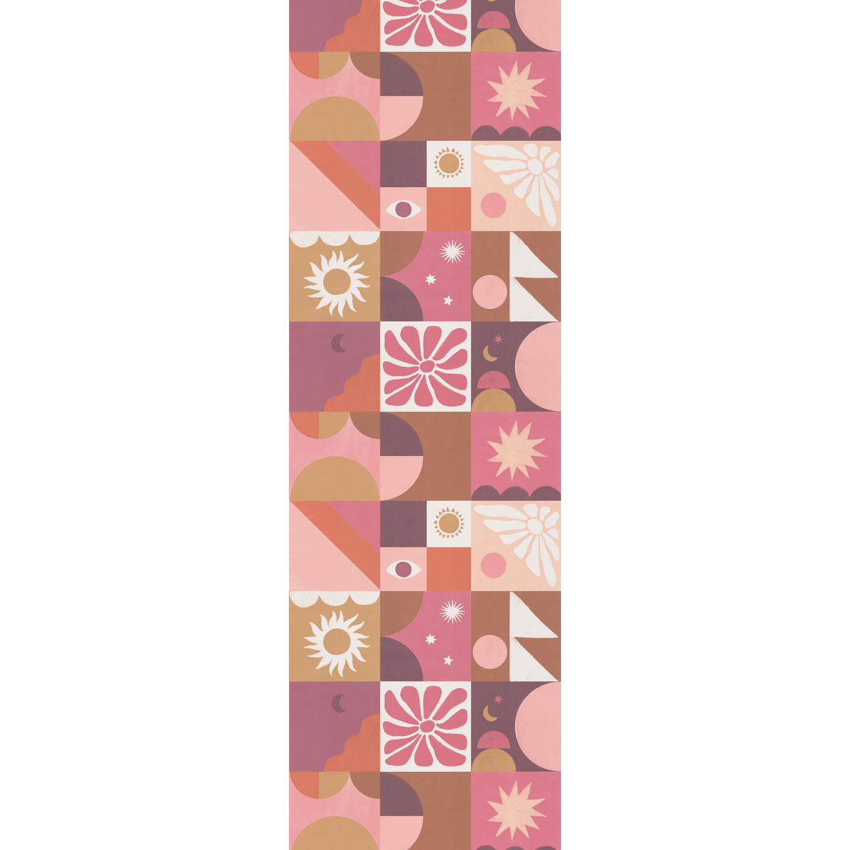 4MURS Papier peint intissé Mystic Multicolore