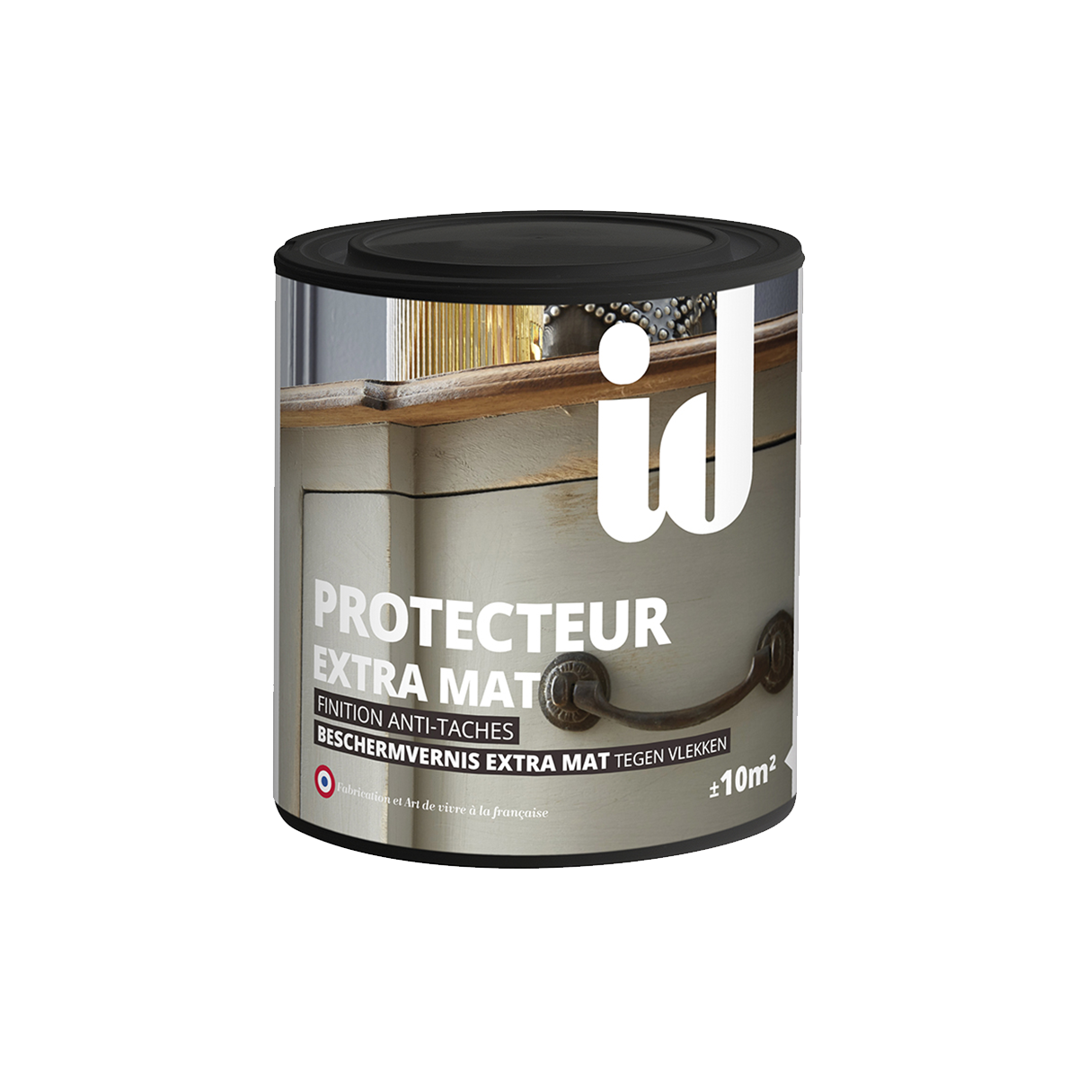 ID DÉCORATIVES Peinture Protecteur haute résistance satin Incolore Satiné 0,5L