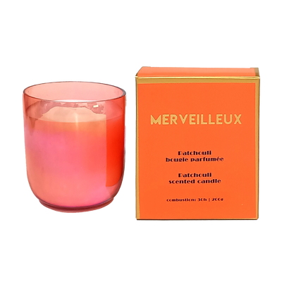 OPJET Bougie parfumée Merveilleux Orange Patchouli 200G