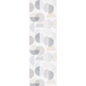 Papier peint intissé Ring Blanc et gris
