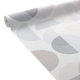 Papier peint intissé Ring Blanc et gris