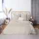 Parure de lit lin et coton lavé Macha Sable