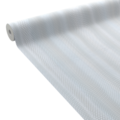 Papier peint intissé Mikas Blanc métallisé