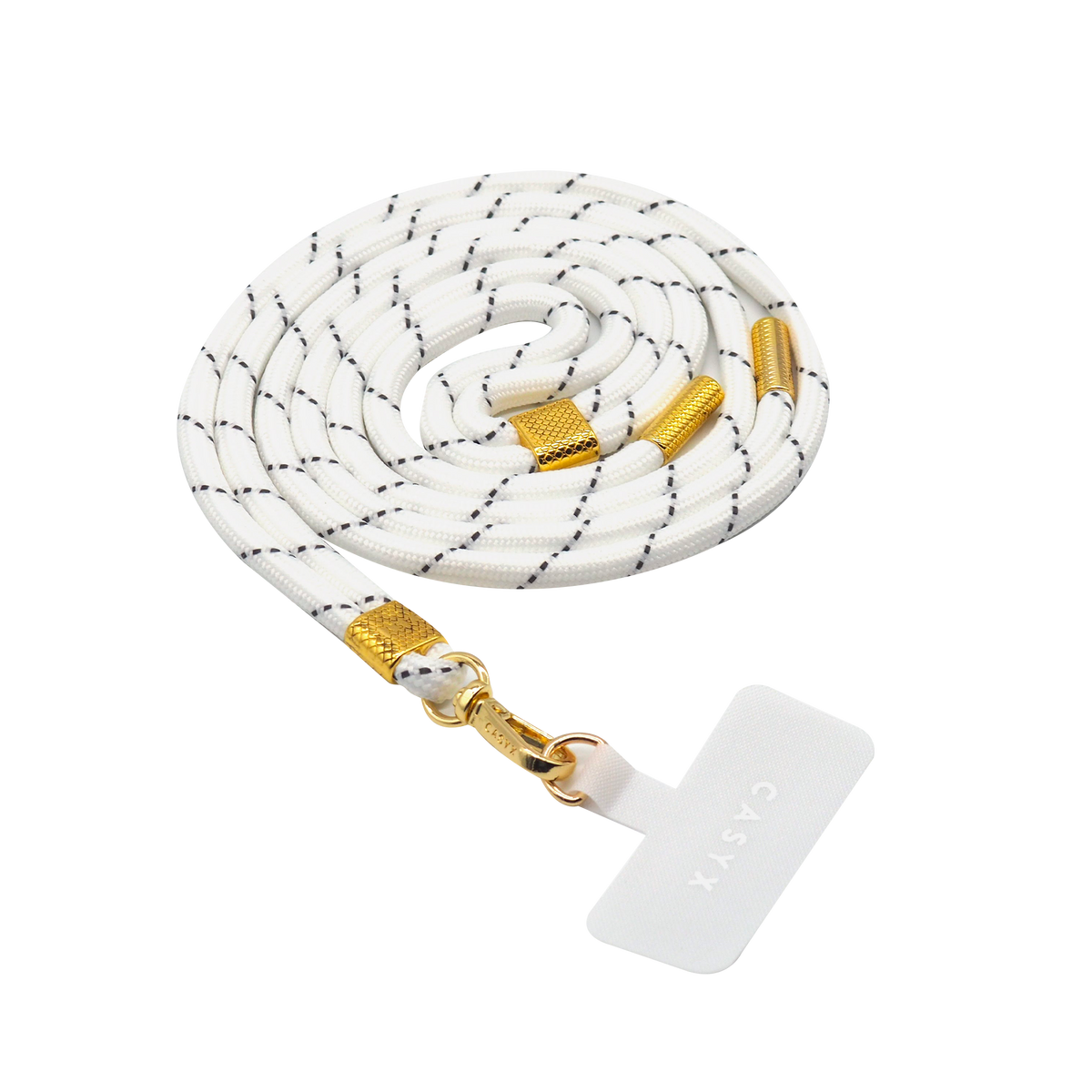 CASYX Cordon de téléphone Universel royal Blanc