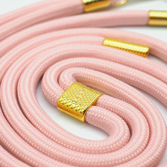 CASYX Cordon de téléphone UNIVERSEL POUDRÉ rose poudré