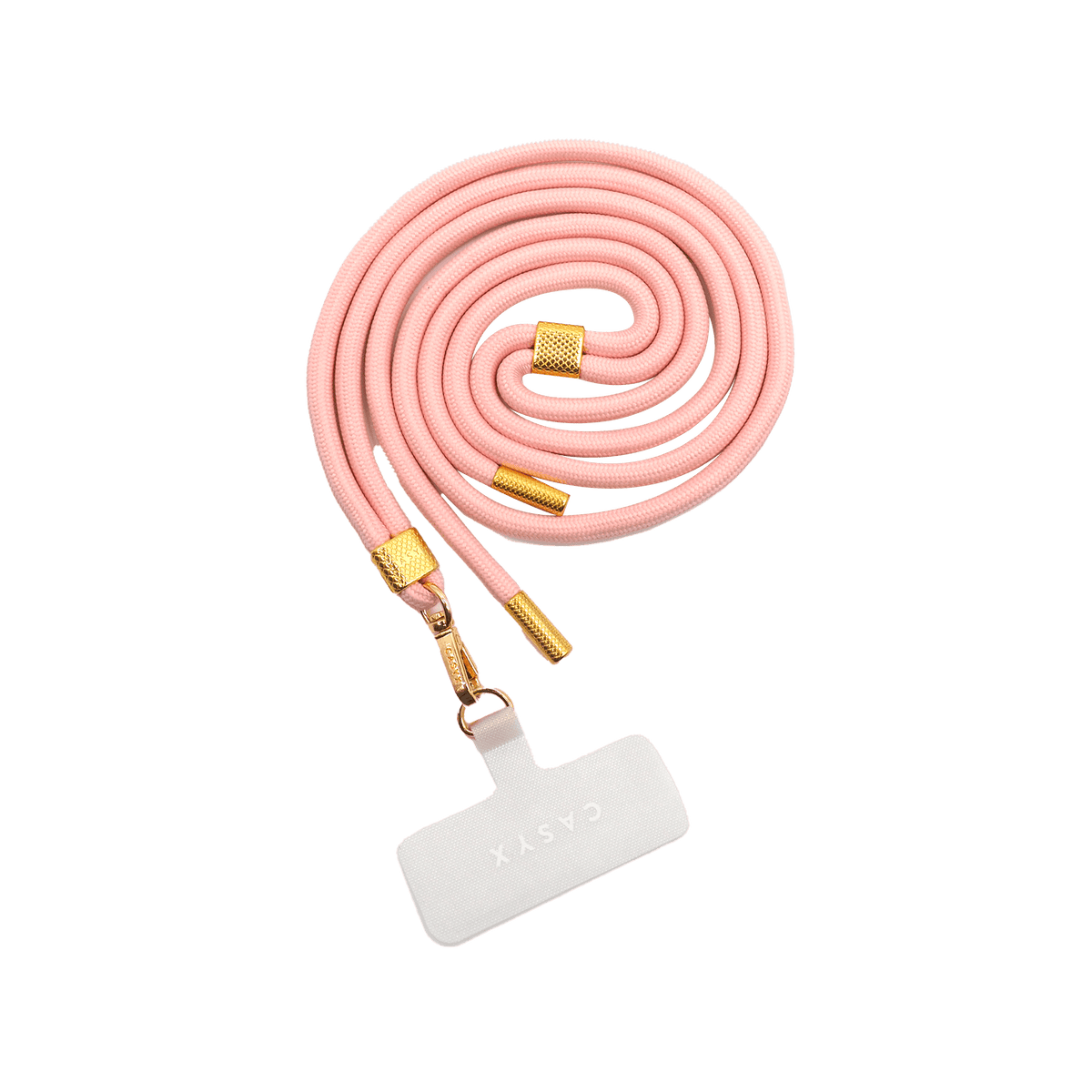 CASYX Cordon de téléphone Universel poudré Rose poudré
