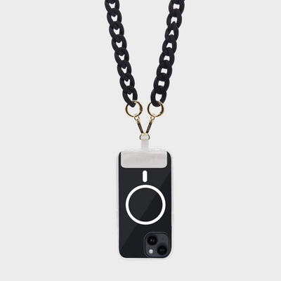 CASYX Cordon de téléphone Universel infinite Noir