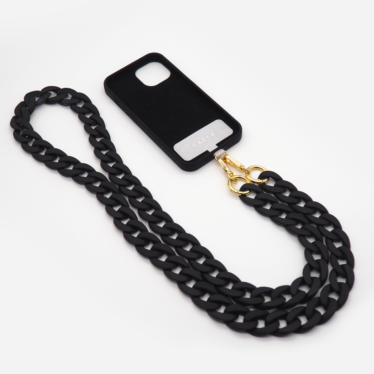 CASYX Cordon de téléphone Universel infinite Noir