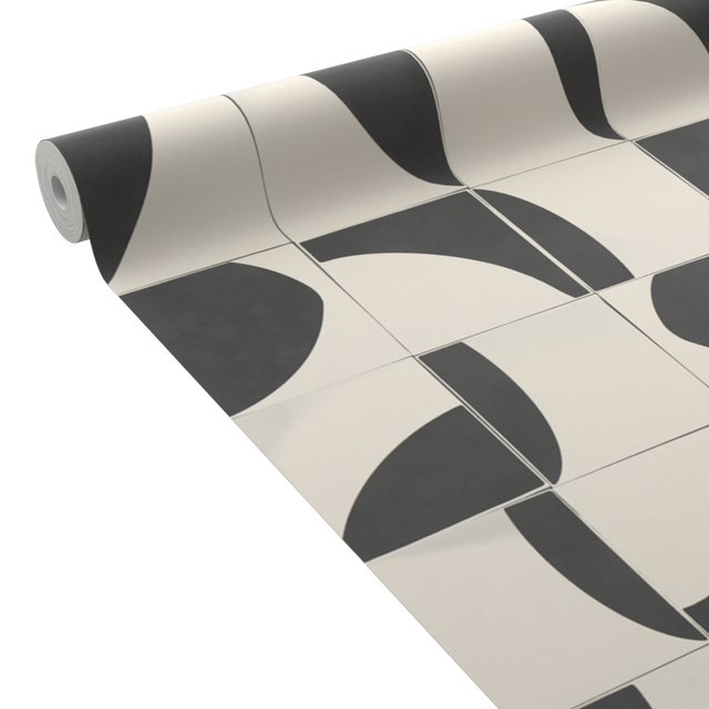 4MURS Papier peint intissé DEREK coloris noir et blanc