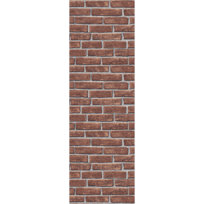 Papier peint intissé Montréal Rouge brique