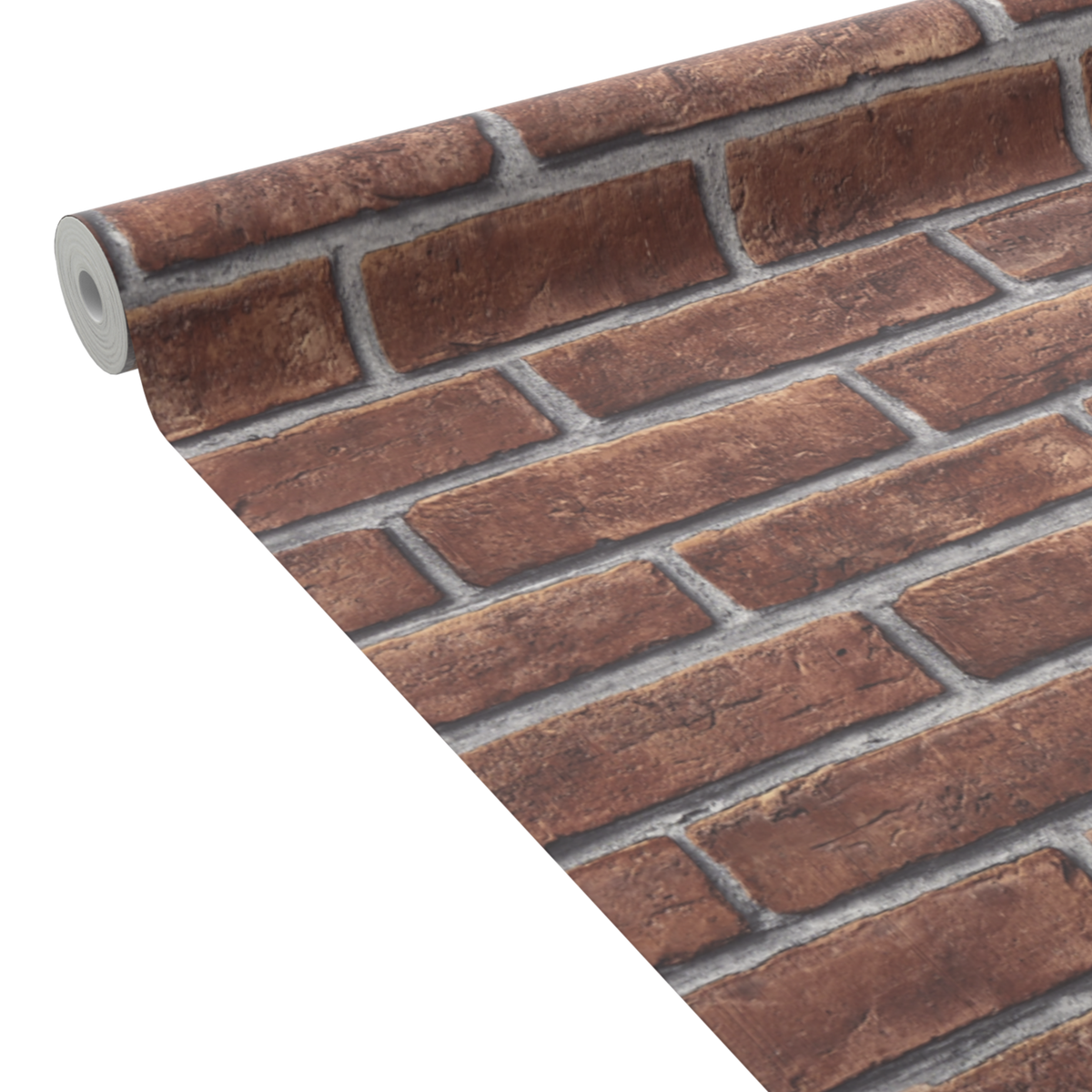 Papier peint intissé Montréal Rouge brique