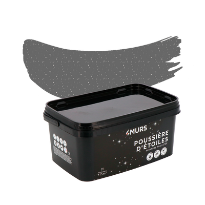 POUSSIÈRE D'ÉTOILES Peinture Poussière d'étoiles Gris canopus Mat 2L