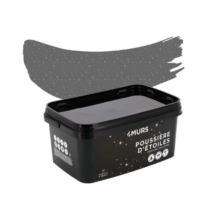 POUSSIÈRE D'ÉTOILES Peinture Poussière d'étoiles Gris canopus Mat 2L