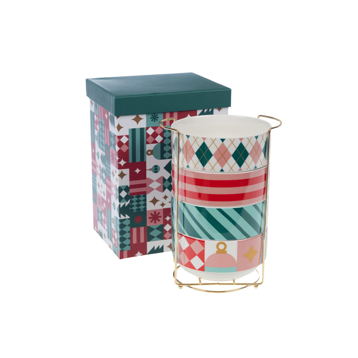 AMADEUS CADES Bol Santa Rouge, vert, blanc