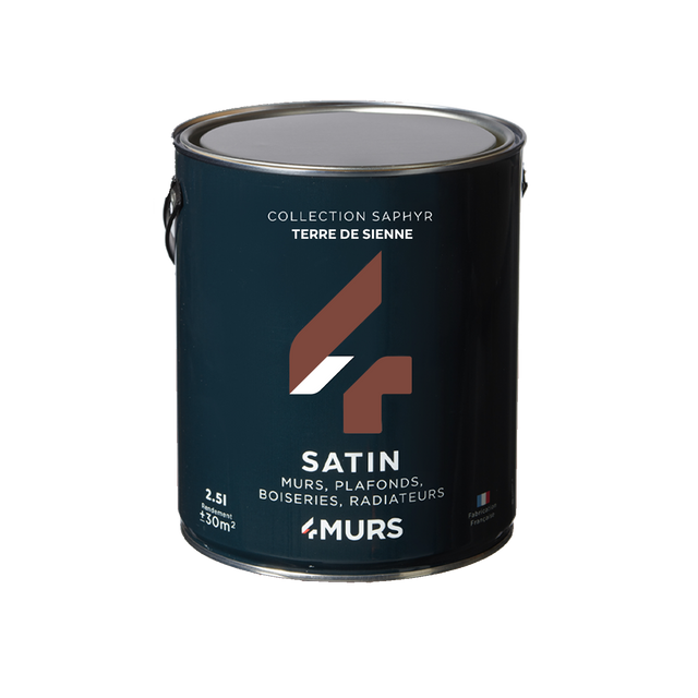 Saphyr Peinture Peinture terre de sienne Satiné 2,5 L