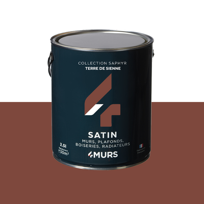 SAPHYR Peinture Saphyr Terre de sienne Satiné 2,5L