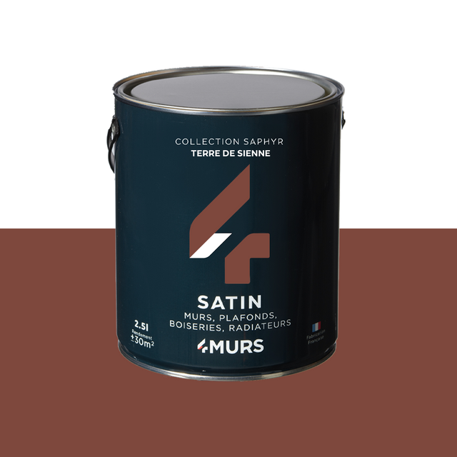 Saphyr Peinture Peinture terre de sienne Satiné 2,5 L