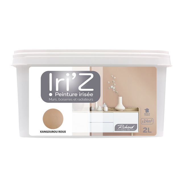 Richard Peinture IRIZ Peinture kangourou roux Brillant 2 L