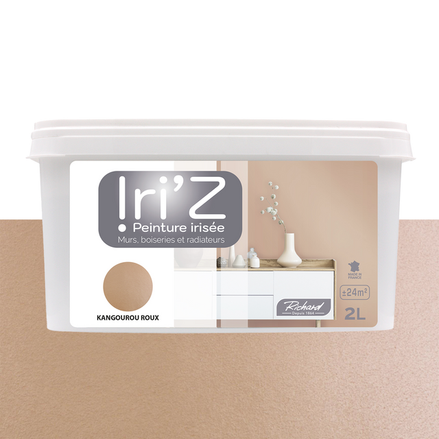 Richard Peinture IRIZ Peinture kangourou roux Brillant 2 L