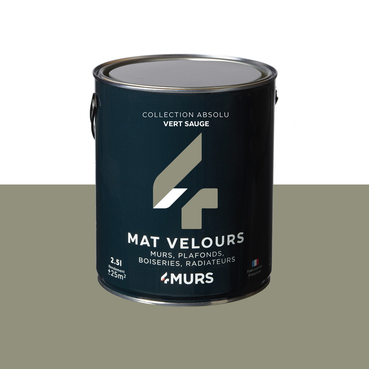 ABSOLU Peinture Absolu Vert sauge Mat 2,5L