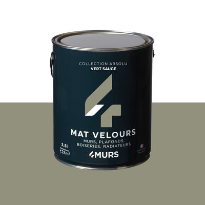 ABSOLU Peinture Absolu Vert sauge Mat 2,5L
