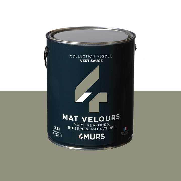 ABSOLU Peinture Absolu Vert sauge Mat 2,5L