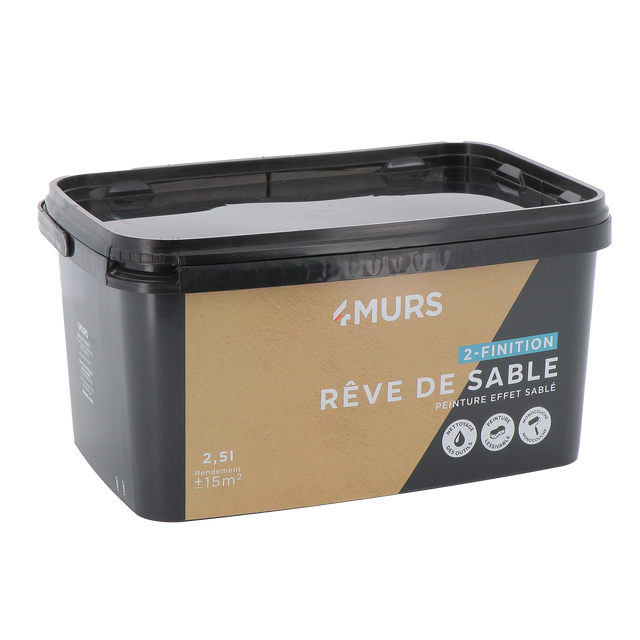 Rêve de sable Peinture Peinture kaki Mat 2,5 L