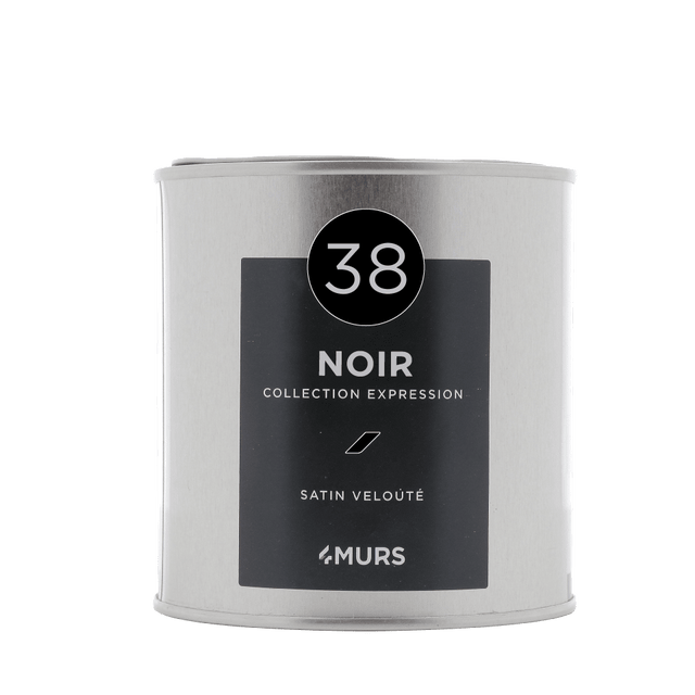 Expression Peinture Peinture noir Satiné 0,5 L