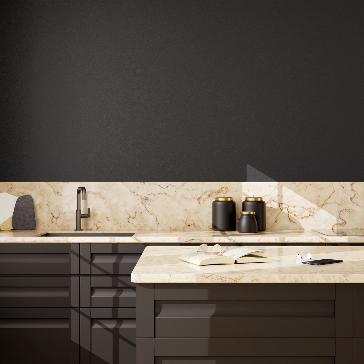 EXPRESSION Peinture Expression Noir Satiné 0,5L