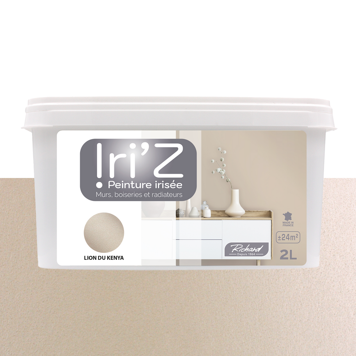 RICHARD Peinture Iriz Lion du kenya Brillant 2L