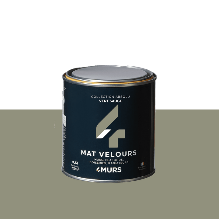 ABSOLU Peinture Absolu Vert sauge Mat 0,5L