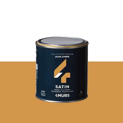 SAPHYR Peinture Saphyr Jaune ambré Satiné 0,5L