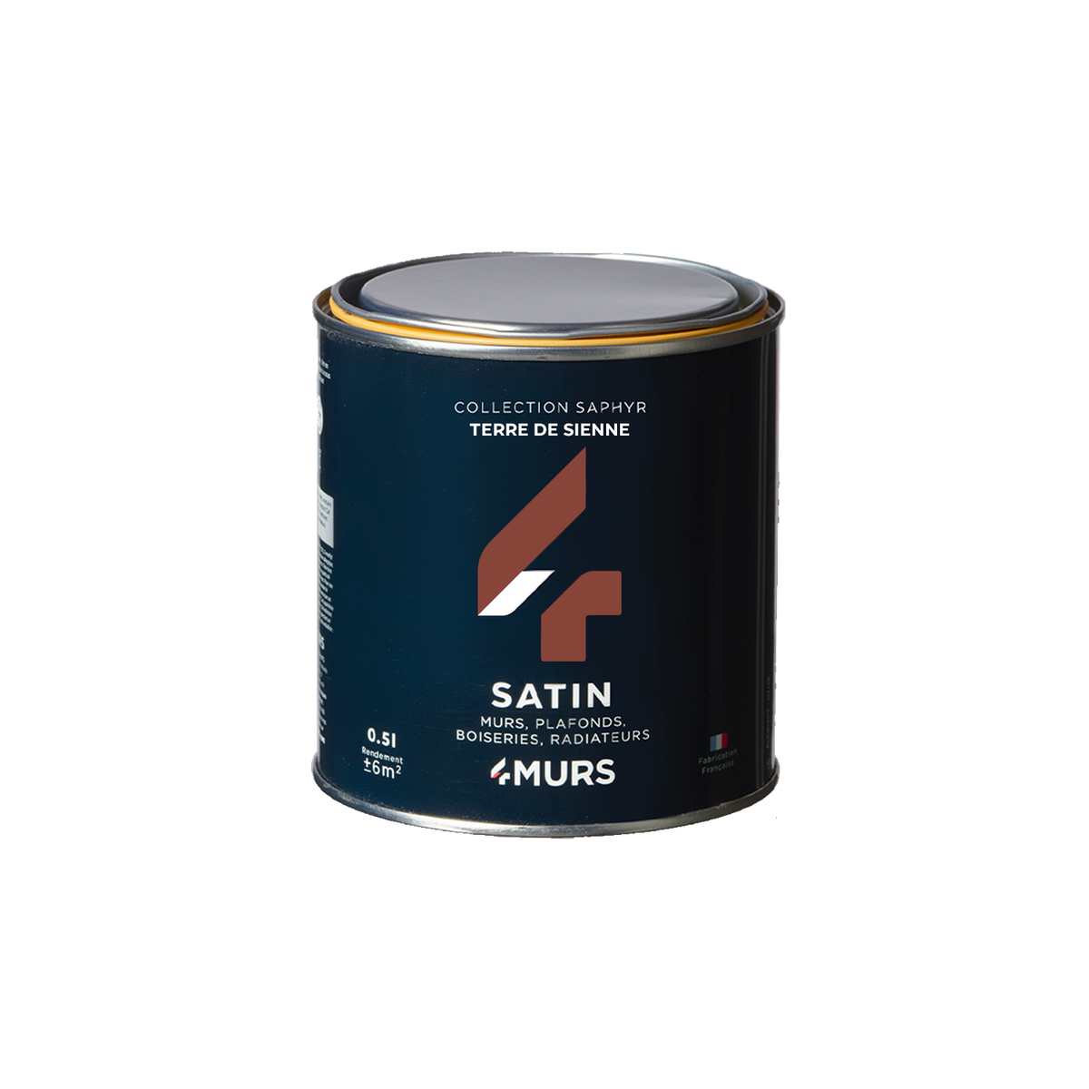 SAPHYR Peinture Saphyr Terre de sienne Satiné 0,5L