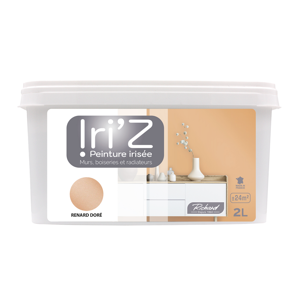 RICHARD Peinture Iriz Renard doré Brillant 2L