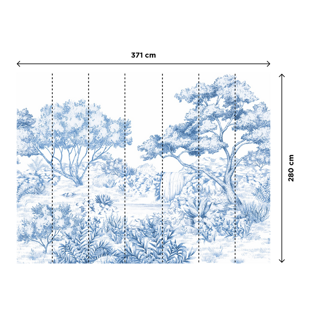 4MURS Papier peint panoramique XL CALANDRA 371 x 280 cm