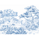 4MURS Papier peint panoramique XL Calandra Bleu royal Satiné
