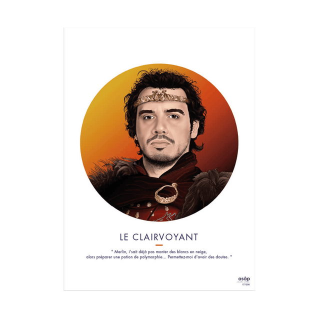 Asap Creative Studio Affiche LE CLAIRVOYANT 30 x 40 cm