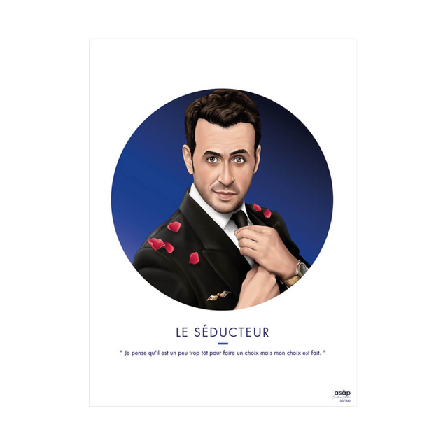 Asap Creative Studio Affiche LE SÉDUCTEUR 30 x 40 cm
