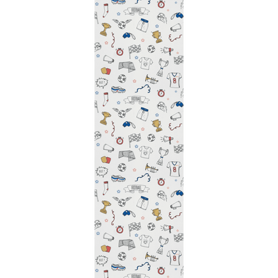 4MURS Papier peint intissé Soccer Multicolore