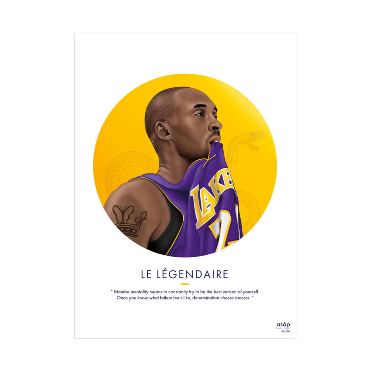 ASAP CREATIVE STUDIO Affiche Le légendaire Jaune