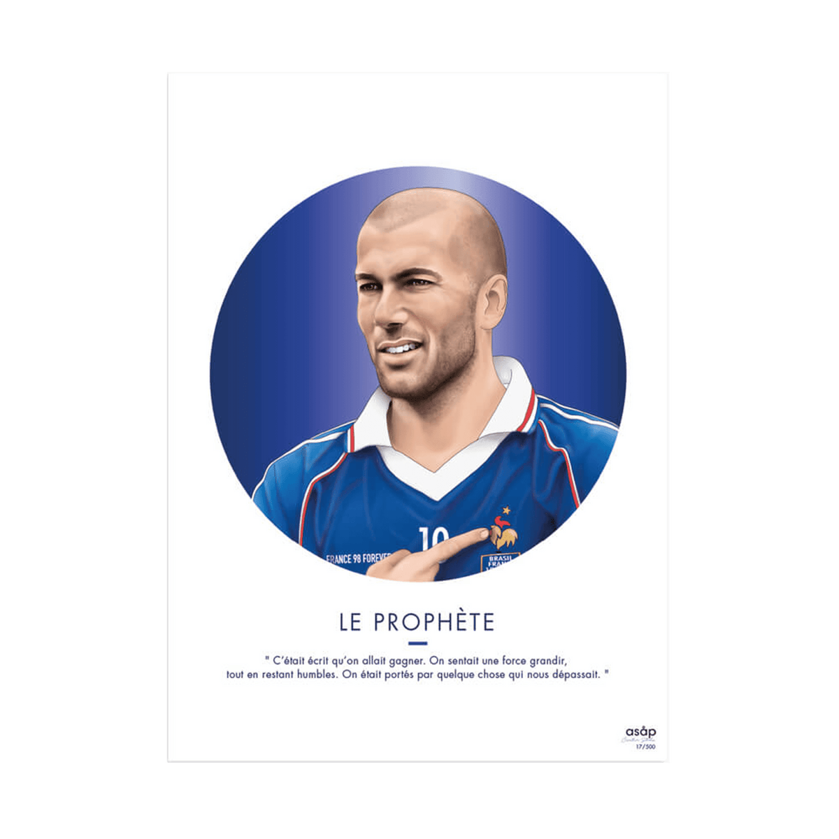 ASAP CREATIVE STUDIO Affiche Le prophète Bleu