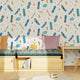 4MURS Papier peint intissé Skater Multicolore