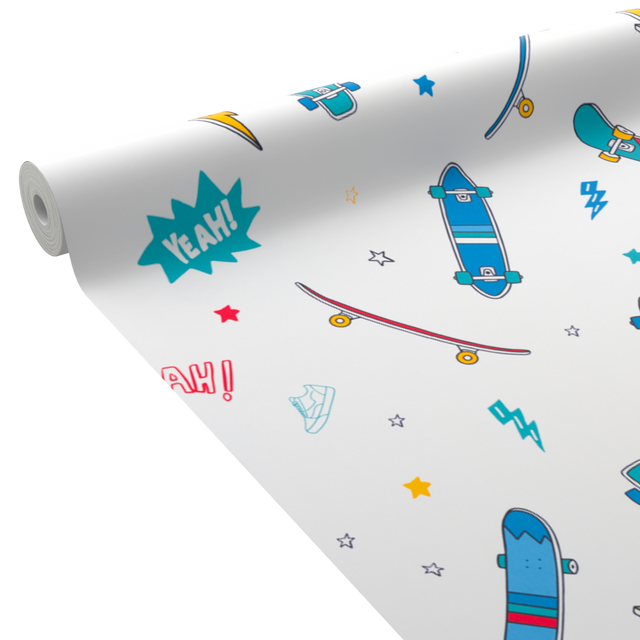 4MURS Papier peint intissé SKATER coloris multicolore
