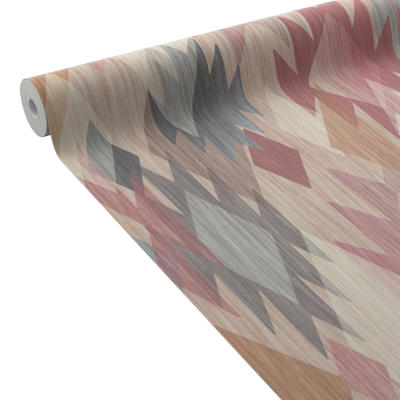 Papier peint intissé Gujarat Multicolore