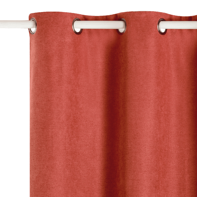 4MURS Rideau thermique KINLEY coloris poterie 140 x 180 cm