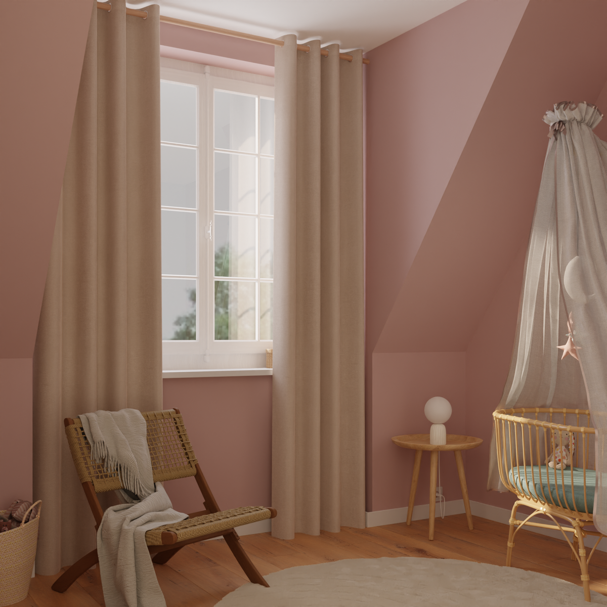 4MURS Rideau thermique Kinley Ecru